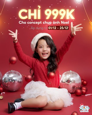 5 “BÍ KÍP” CHỤP ẢNH GIÁNG SINH SIÊU LUNG LINH CHO BÉ YÊU
